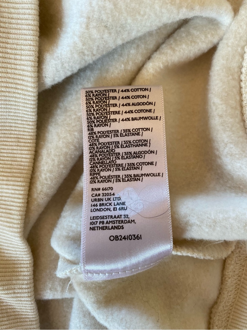 Maeve Anthropologie x Natalia Bagniewska cocktail Sweatshirt - Gatsby champagne - Picture 7 of 9